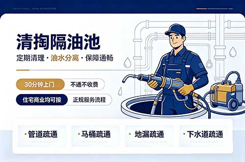 宣城清掏隔油池